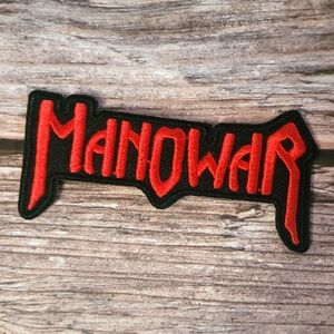 Manowar Heavy Metal 90s 2000s Embroidered Iron on Patch